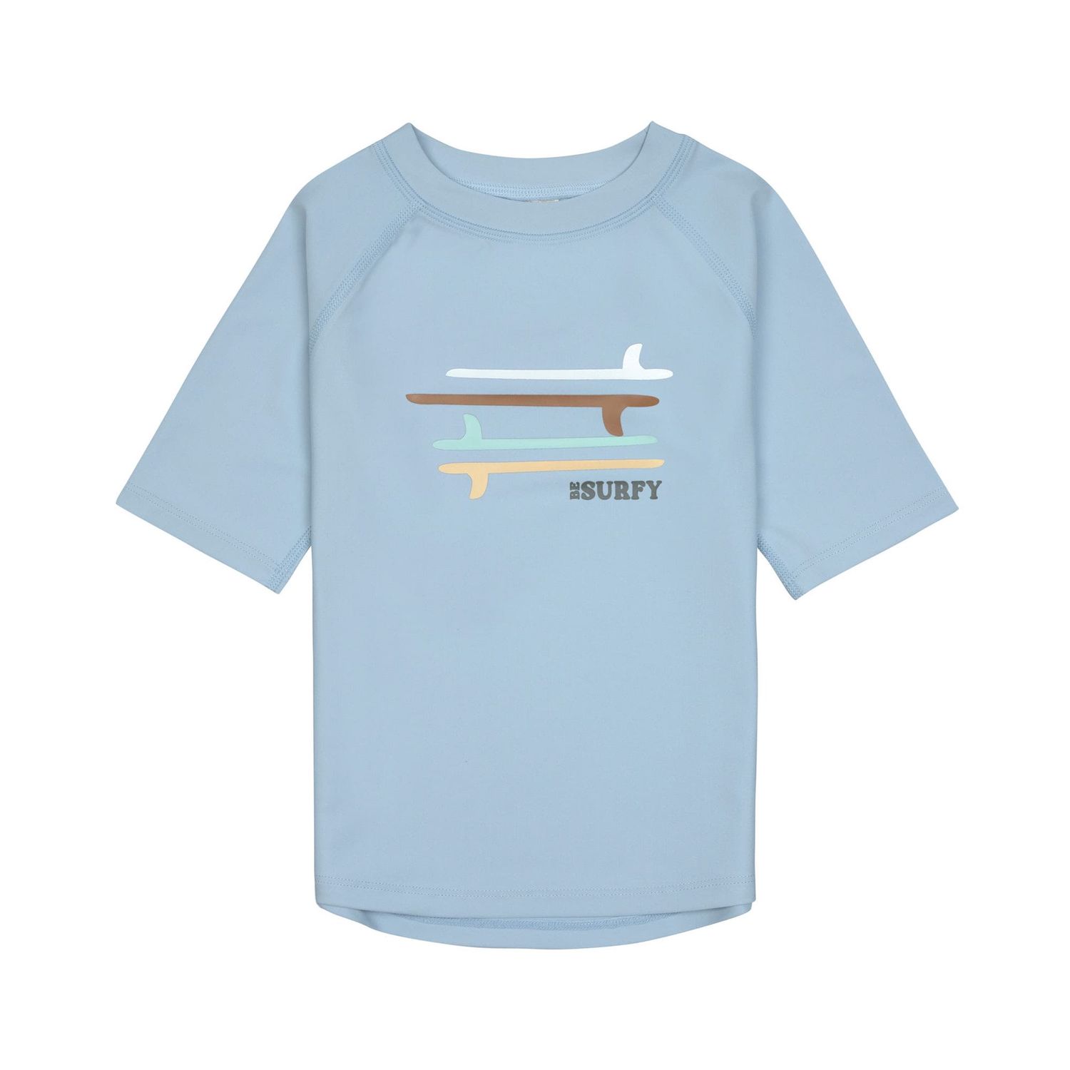 Laessig - UV-Tshirt Rashguard Surfboards sky blue