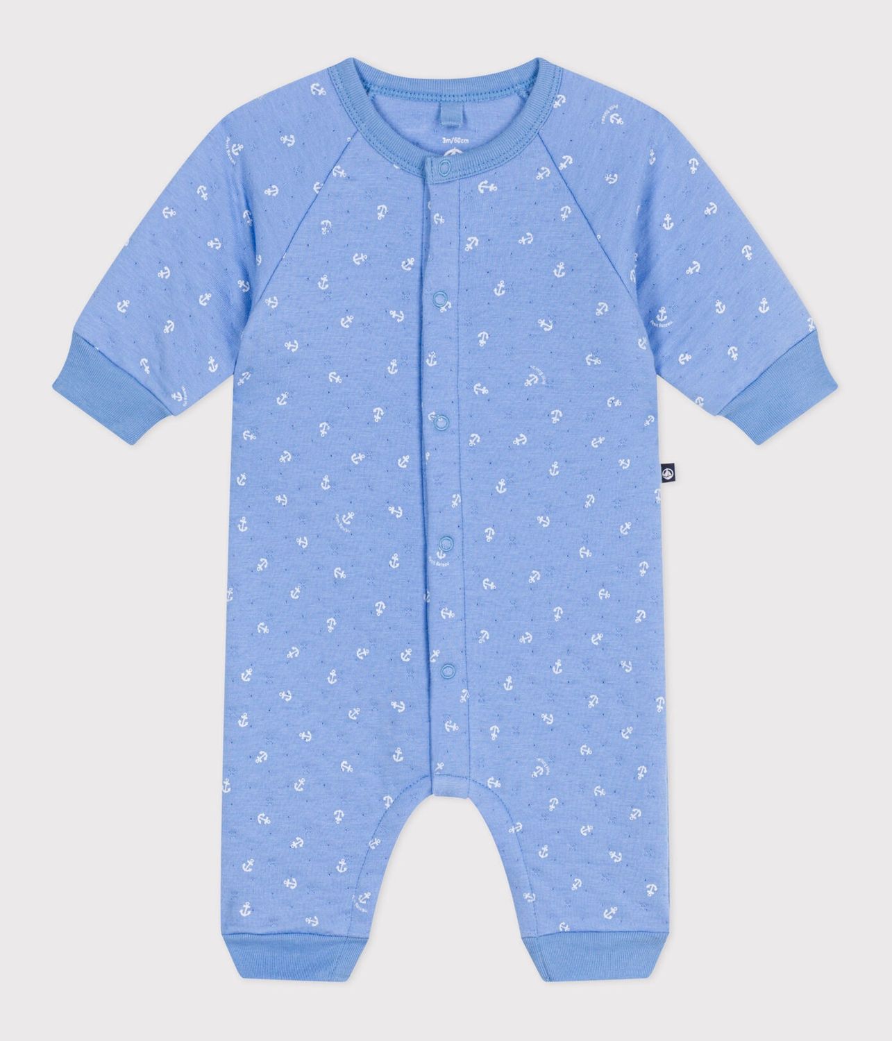 Petit Bateau - Pyjama Blauw ankertje