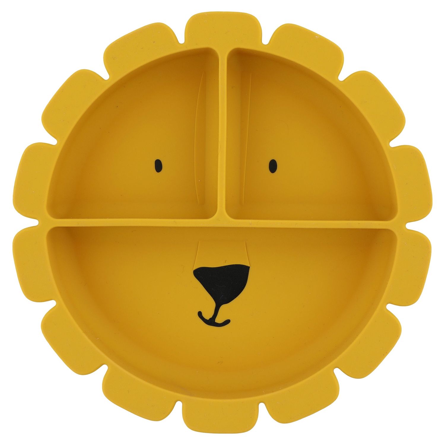 Trixie - Siliconen bord met vakjes en zuignap - Mr. Lion