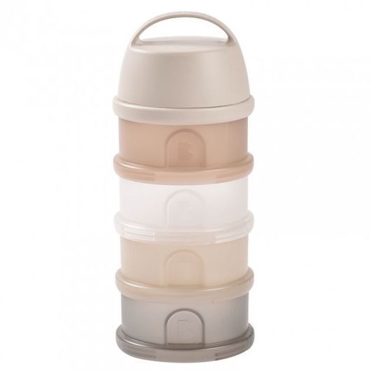 Beaba - Melkdoseerpotjes beige transparant