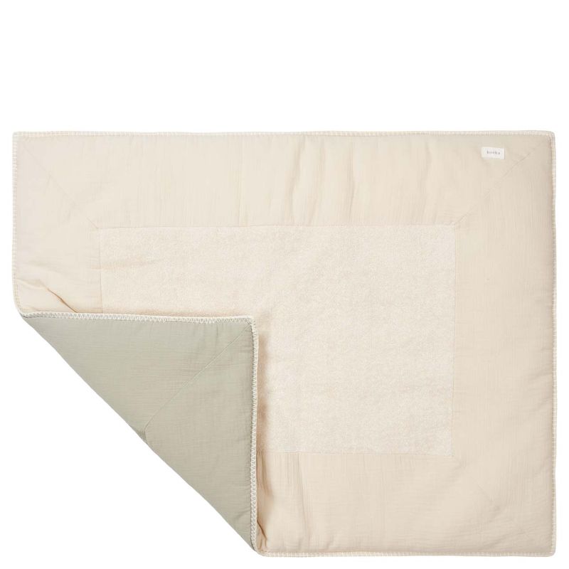 Koeka - Boxkleed Faro warm white/sage