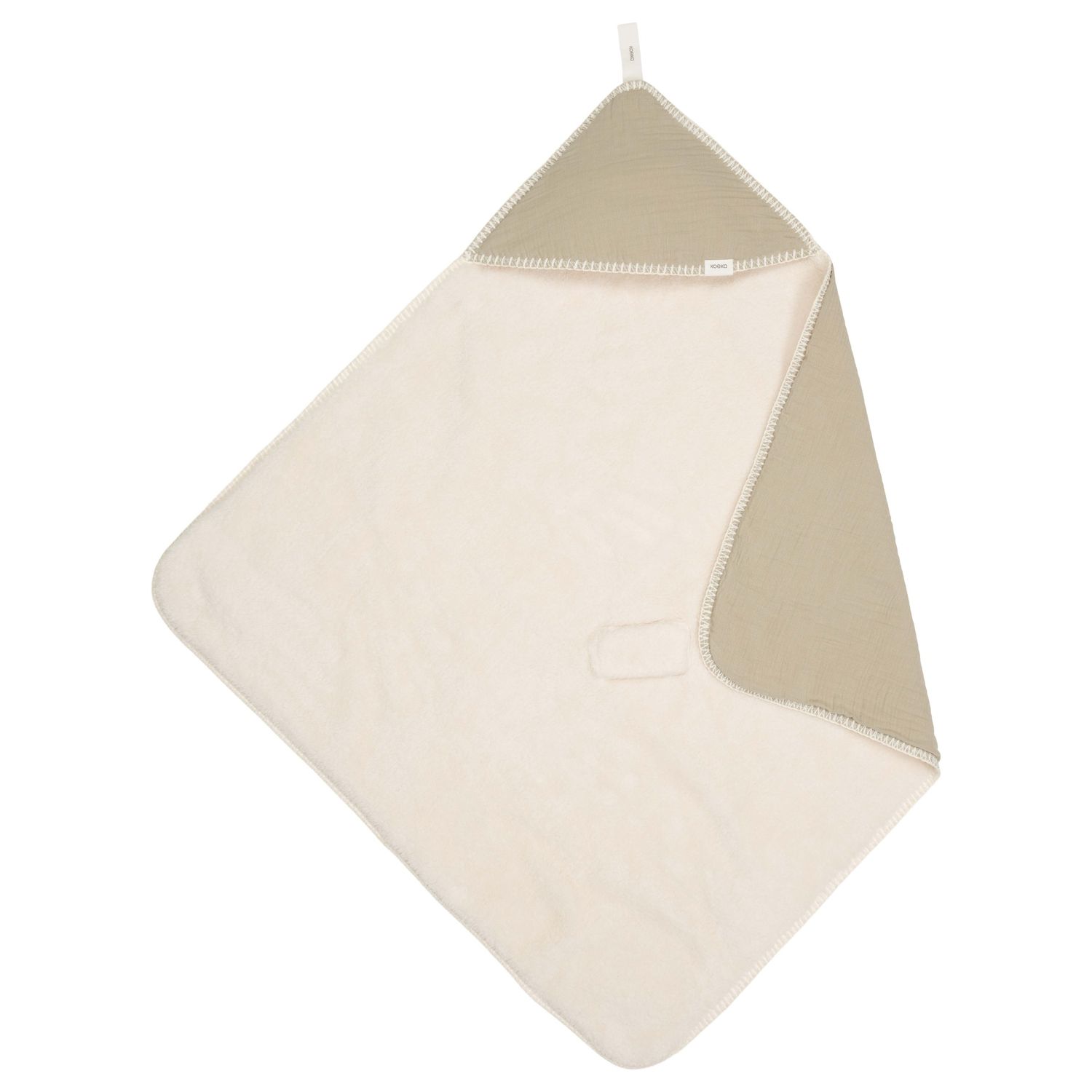 Koeka - Omslagdoek teddy Faro, Color: Sage