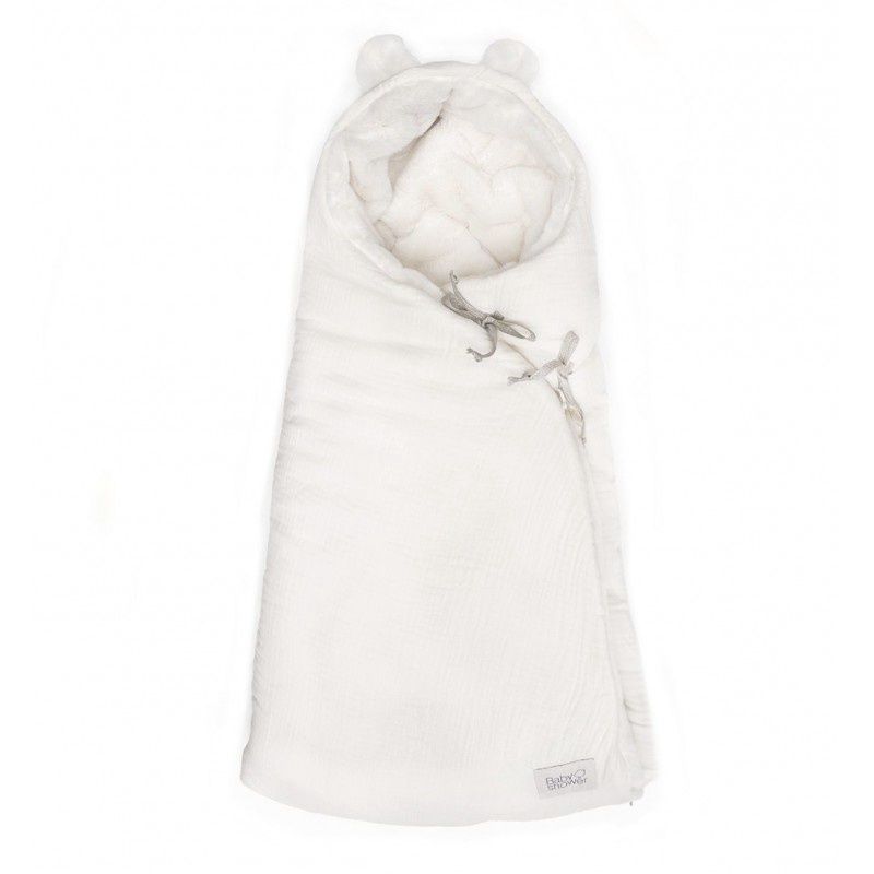 Babyshower - Teddy Angelnest ivory powder