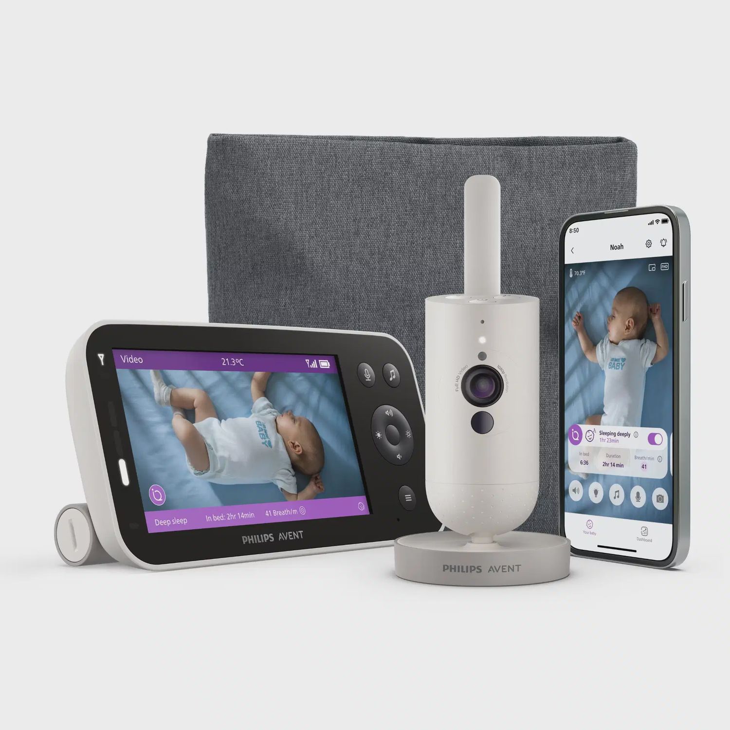 Philips Avent - Videofoon wifi + Iqsense