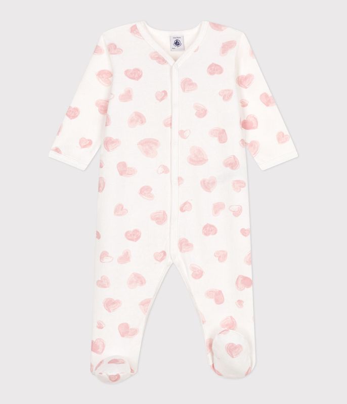Petit Bateau - Pyjama hartjes roze