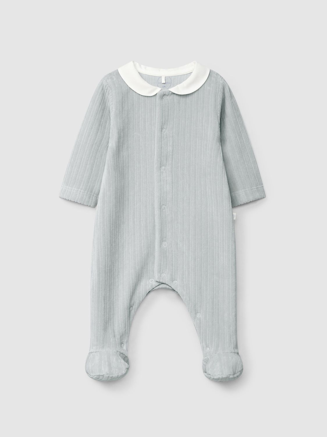 Laranjinha - Pyjama velours grey blue