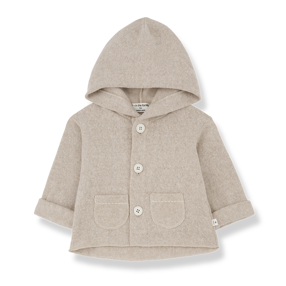 1 + in the family - Jas met kap Fred beige