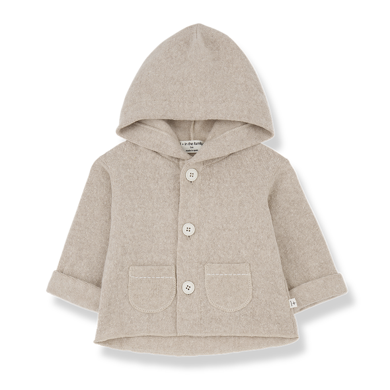 1 + in the family - Jas met kap Fred beige