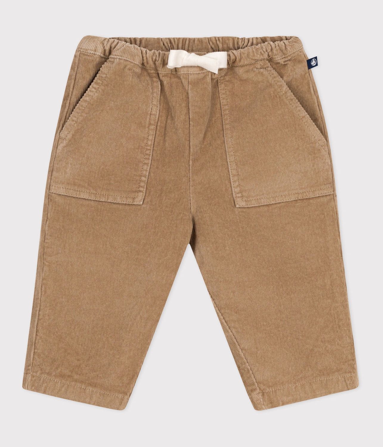 Petit Bateau - Broek velours camel