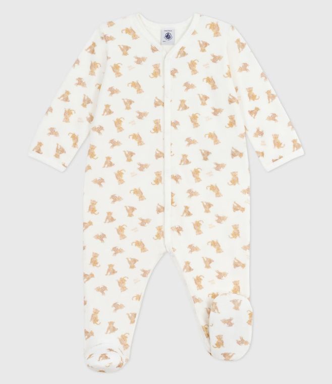 Petit Bateau - Pyjama luipaard baby