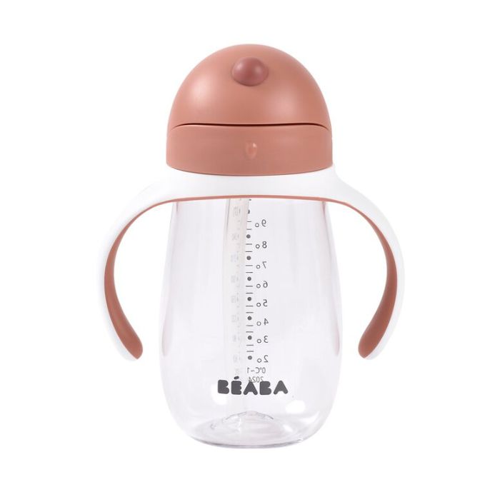 Beaba - DRINKBEKER + RIET 300ML TERRA