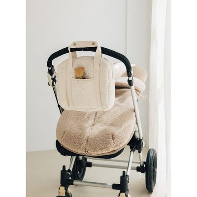 Babyshower - Voetenzak Latte Doodle 2de zit kinderwagen