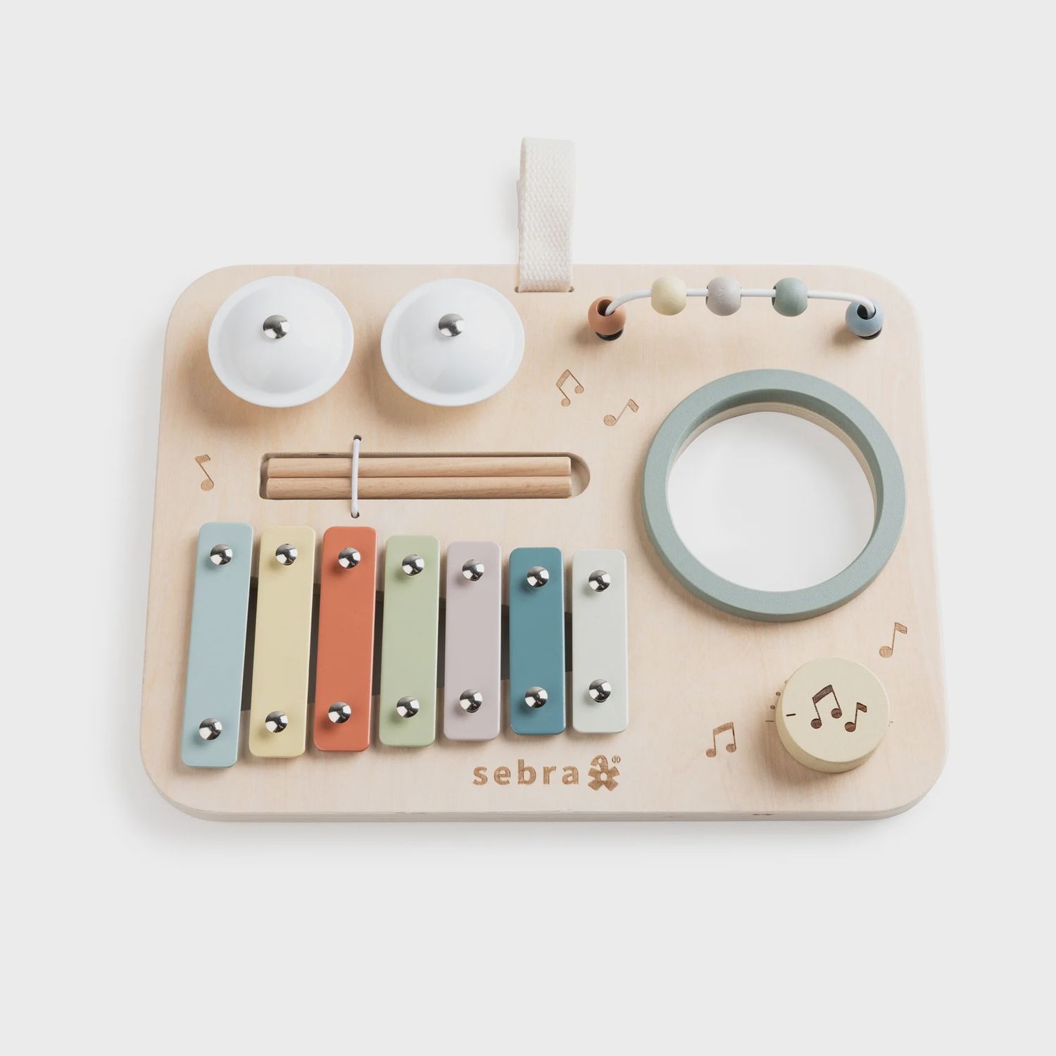Sebra - Activity panel music, wooden, FSC 100%