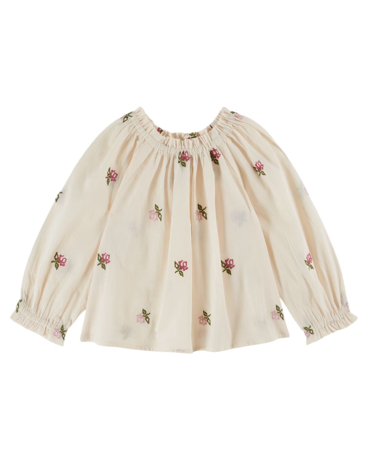 Emile et Ida - Blouse Broderie Creme