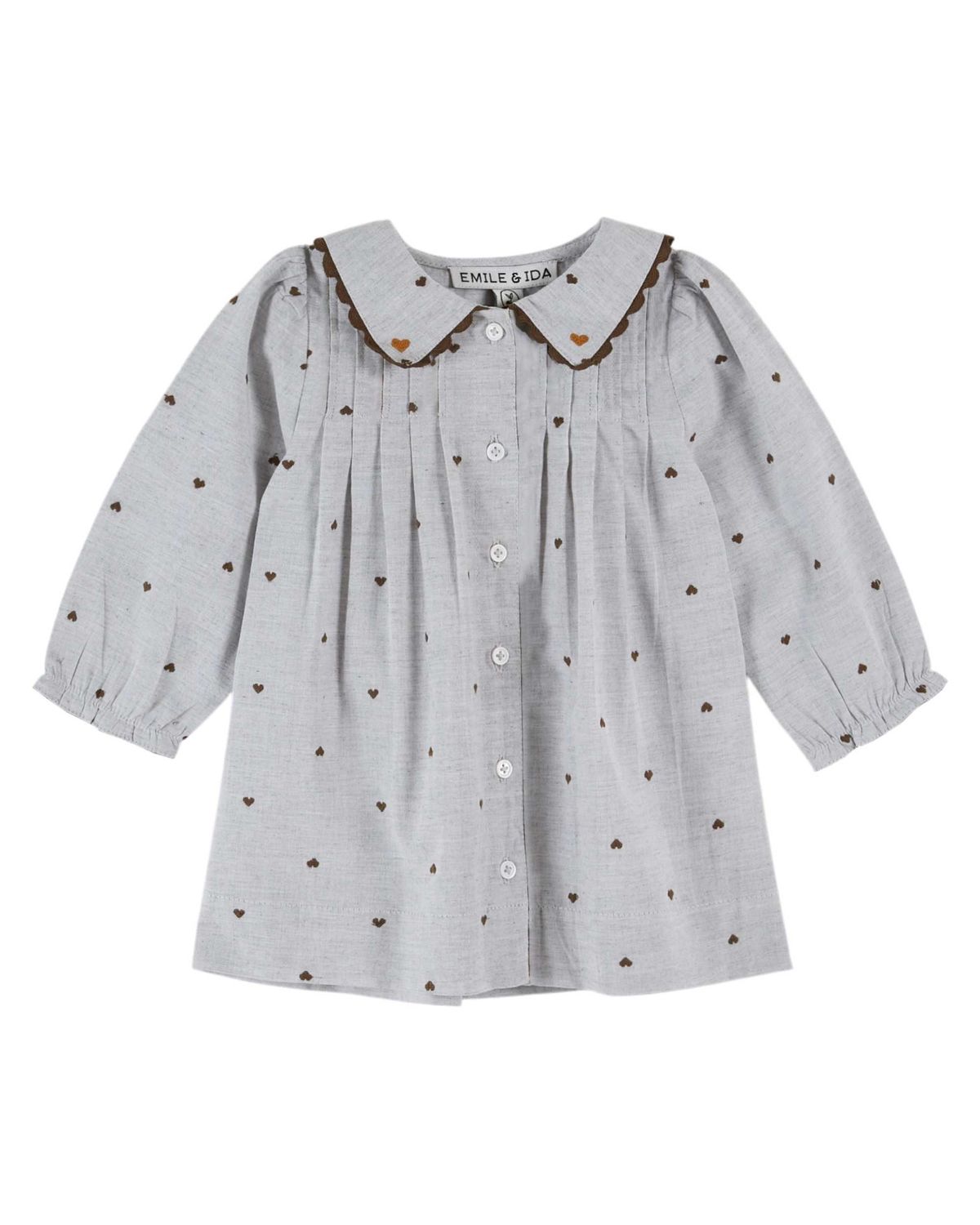 Emile et Ida - Kleedje Jacquard Coeur