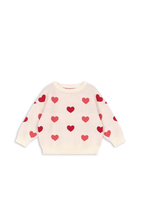 Konges Slojd - Knitted sweater coeur