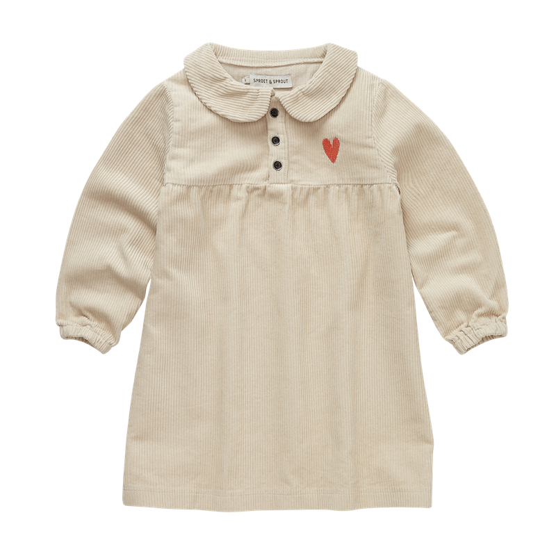 Sproet &amp; Sprout - Kleed hartje rib