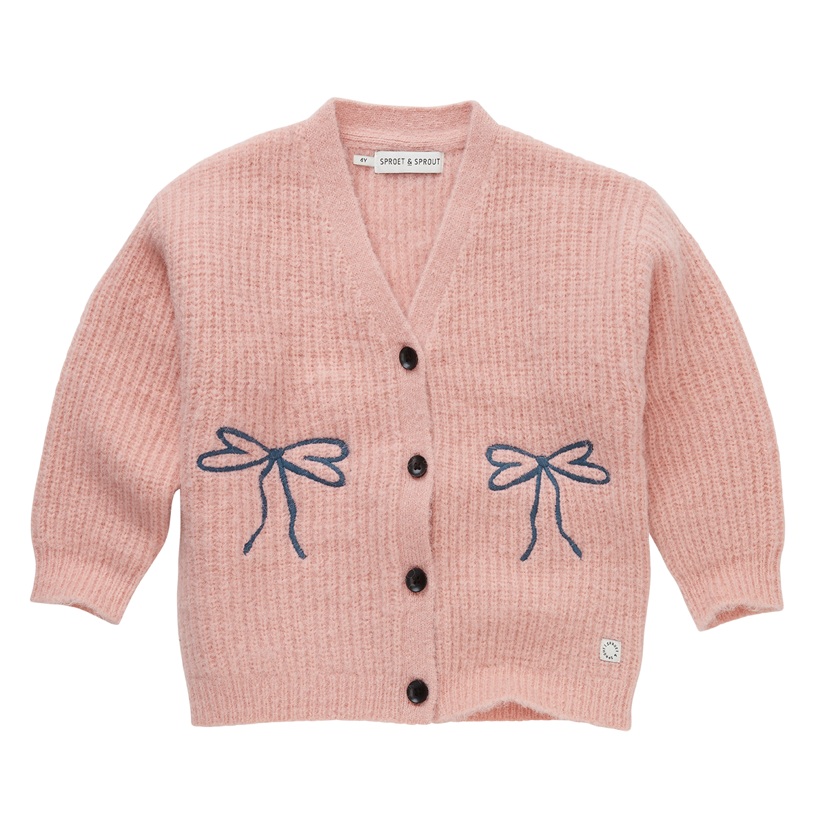 Sproet &amp; Sprout - Gilet pink bow