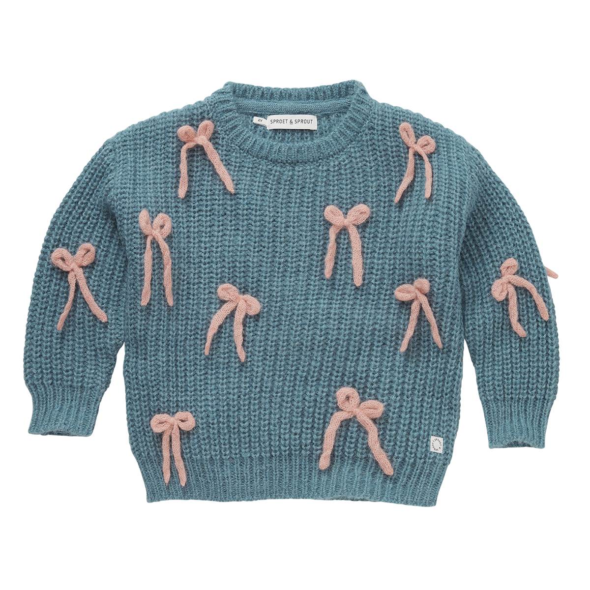 Sproet &amp; Sprout - Sweater bow green