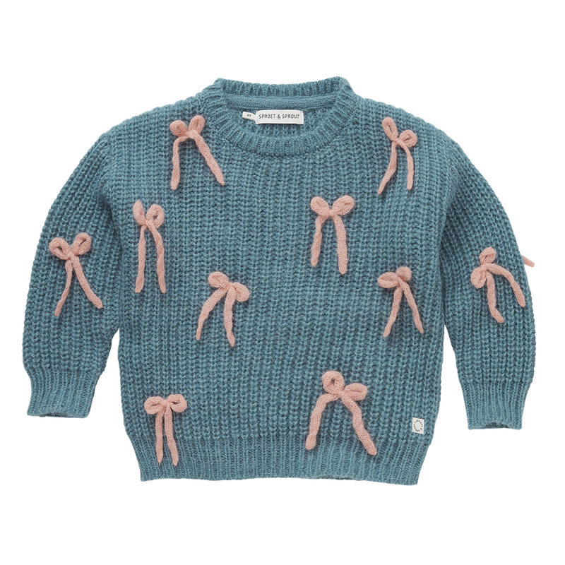 Sproet &amp; Sprout - Sweater bow green
