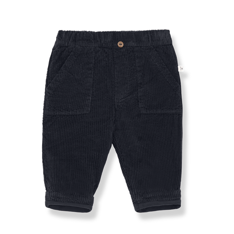 1+ in the family - Broek rib dark blue louis