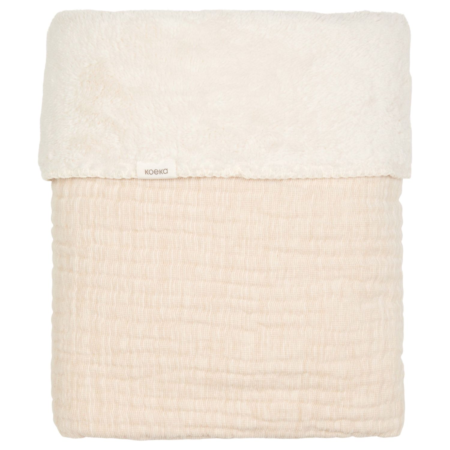 Koeka - Wiegdeken teddy Rivoli warm white