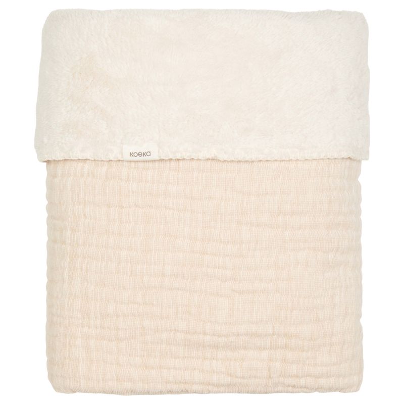 Koeka - Wiegdeken teddy Rivoli warm white