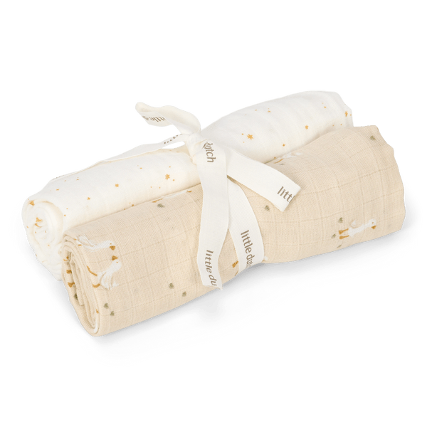 Little Dutch - Swaddle doeken hydrofiel 70x70 Little Goose