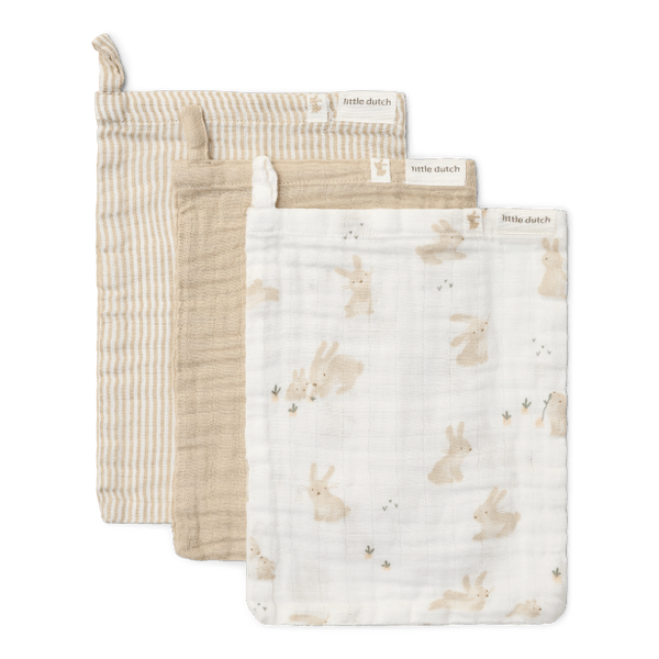 Little Dutch - Washandjes set Baby Bunny