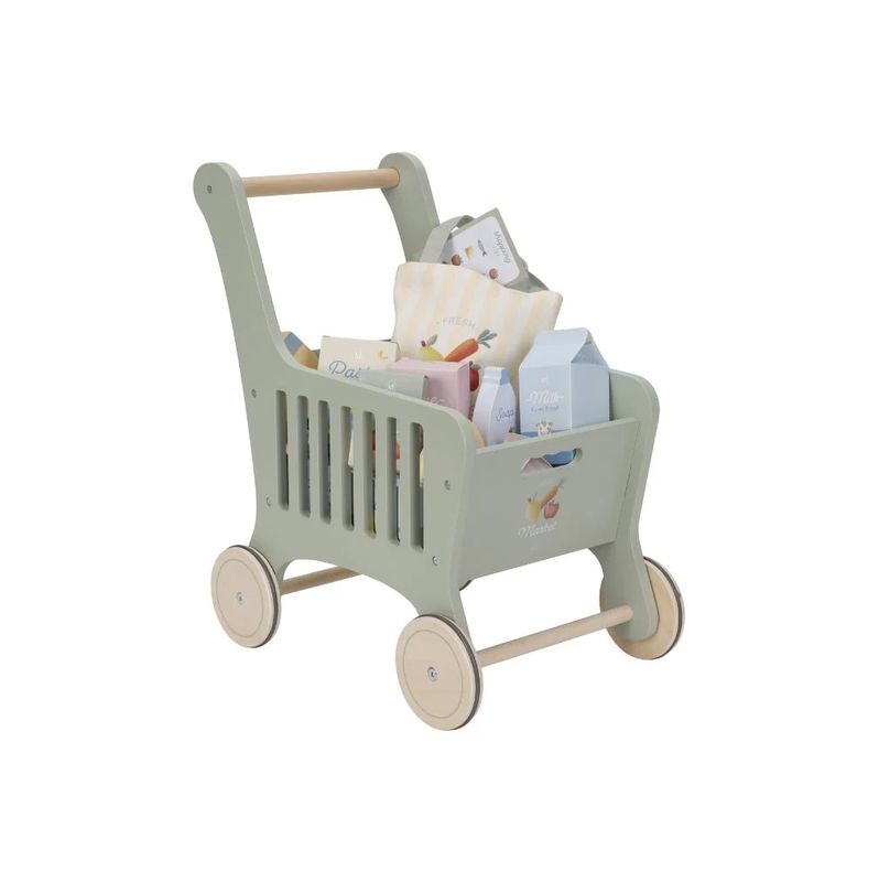 Little Dutch - Houten winkelwagen