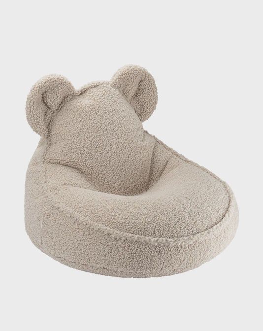 Wigiwama - Bear Beanbag, Color: Biscuit