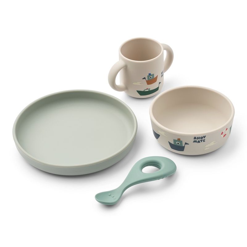 Liewood - Vivi Printed Tableware Set sailing