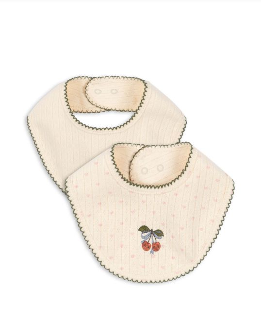 Konges Slojd - Minnie bib coeur 2pack