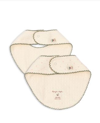 Konges Slojd - Minnie bib coeur 2pack