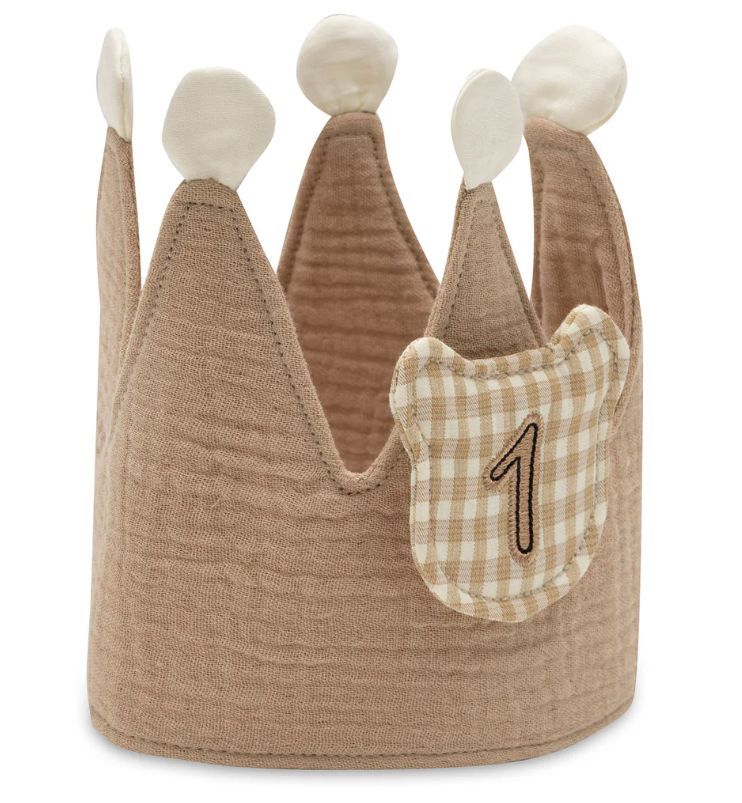 Jollein - Verjaardagskroon met cijfers Teddy Bear