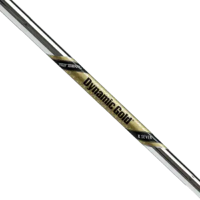 TRUE TEMPER DYNAMIC GOLD X7 IRON SHAFTS .355