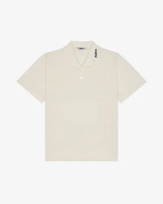 Malbon Resort Crochet Polo