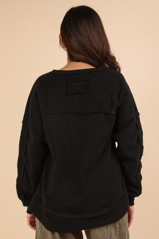 French Terry Knit Top