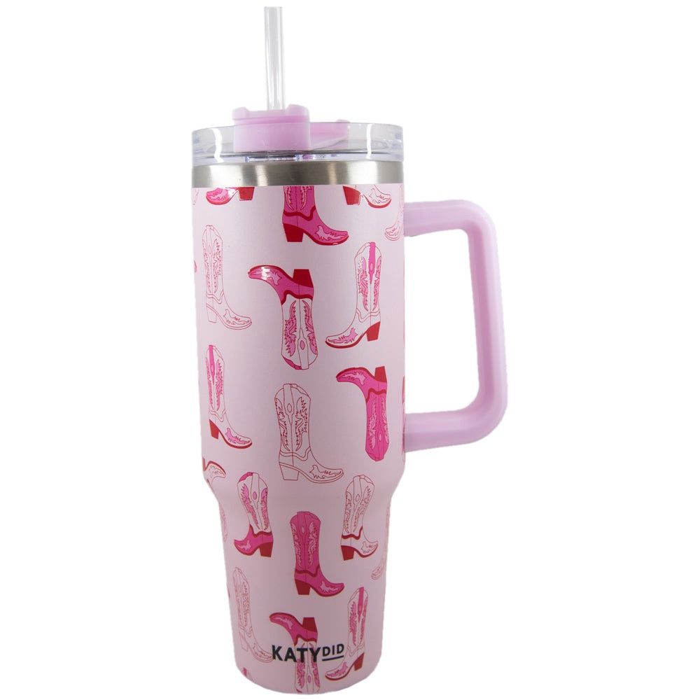 Pink Boots Tumbler