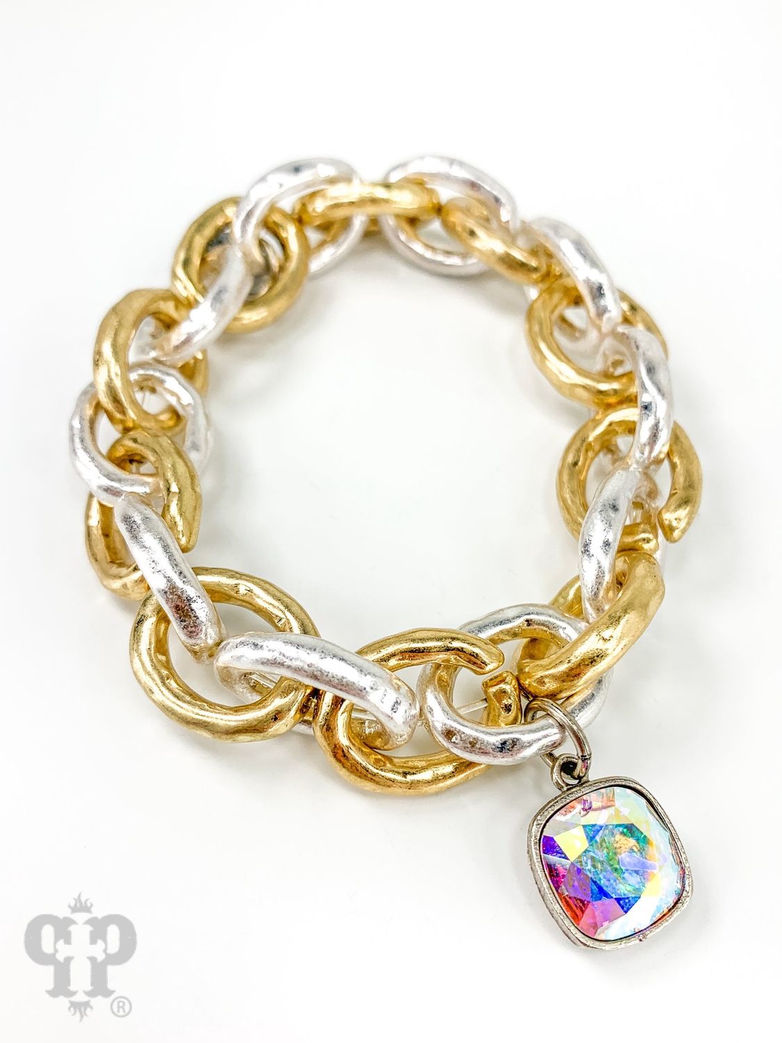 Chain Link Bracelet w/ Charm