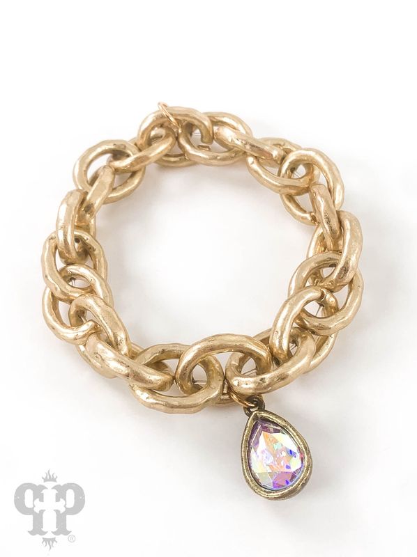 Chain Link Bracelet w/ Charm