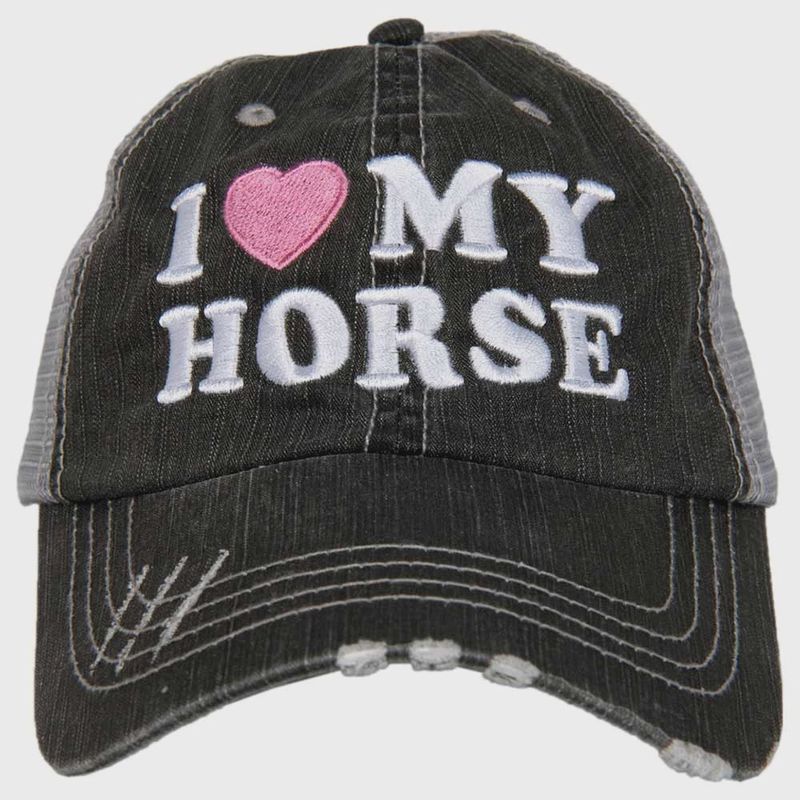 I Love My Horse Trucker Cap