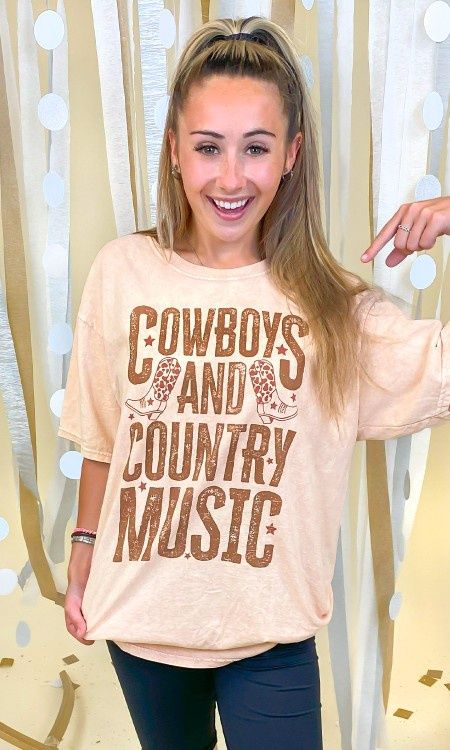 Cowboys &amp; Country Music Tee
