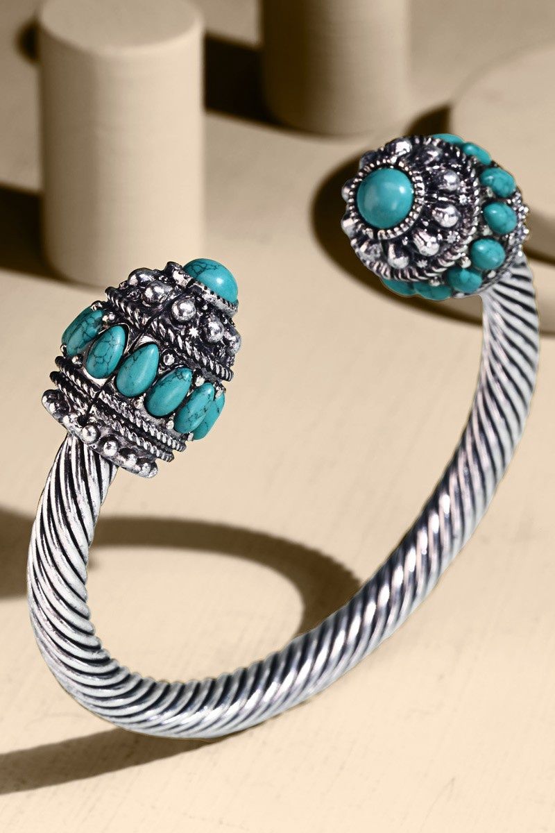 Western Cable Cuff Bracelet