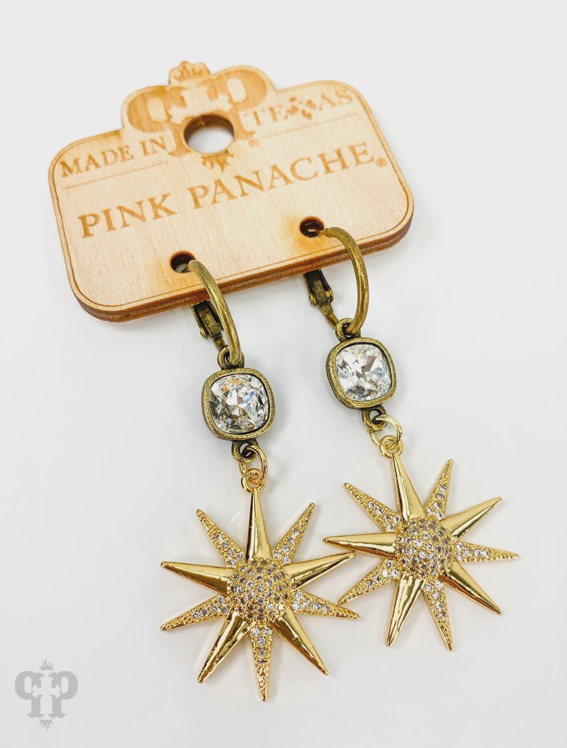 Starburst Earring W/ Austrian Crystal
