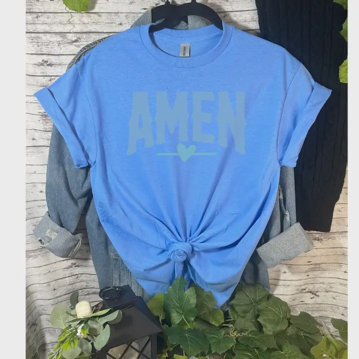 Amen T-Shirt Blue Reg/Plus