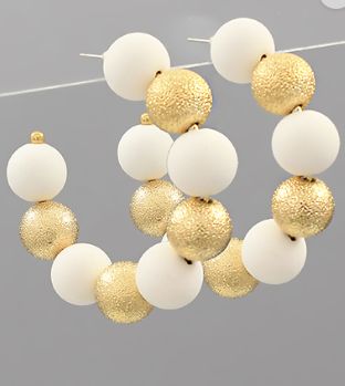 Rubber Coated Acrylic Balls Hoops