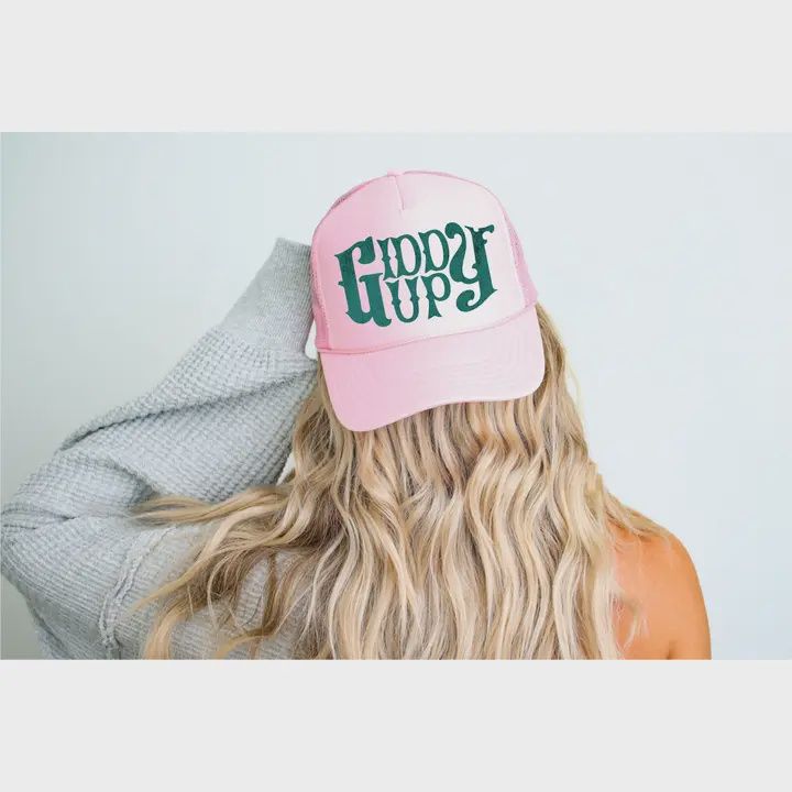 Giddy Up Pink Trucker Hat