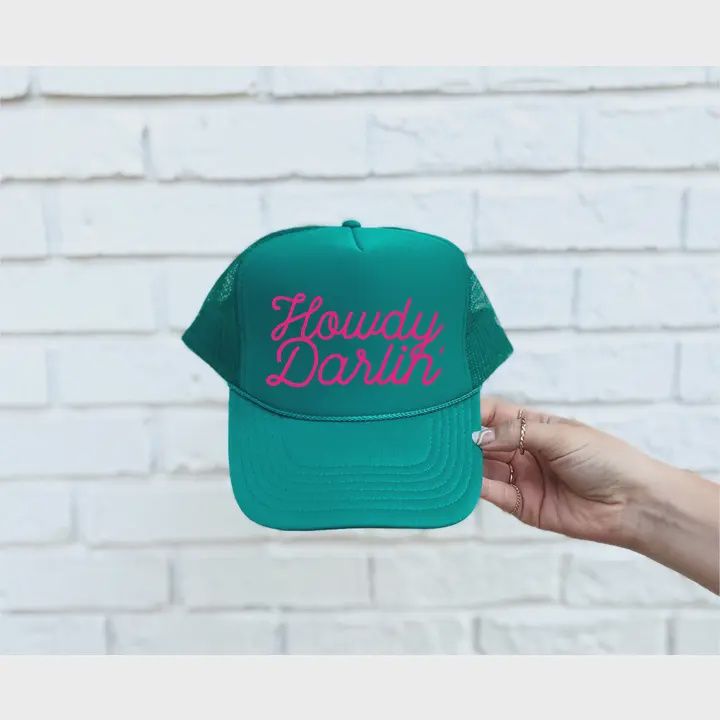 Howdy Darlin&#39; Jade Trucker Hat