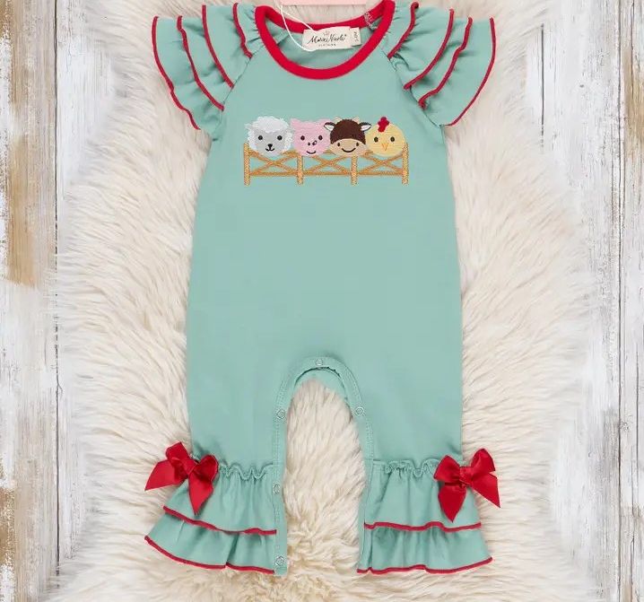 Baby Farm Friends Ruffle Romper